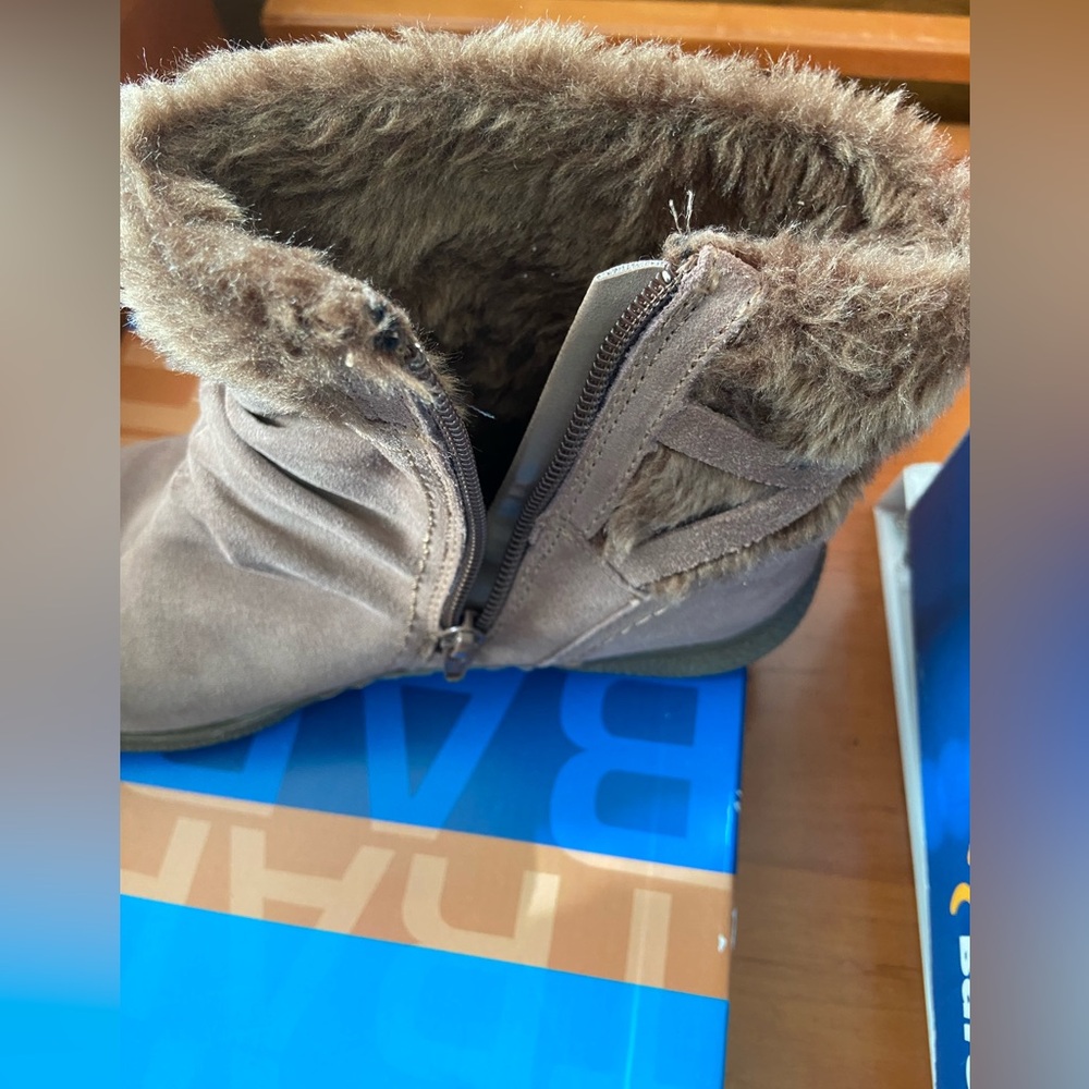 BareTraps Brown Fur-Lined Winter Boots - Picture 5 of 6